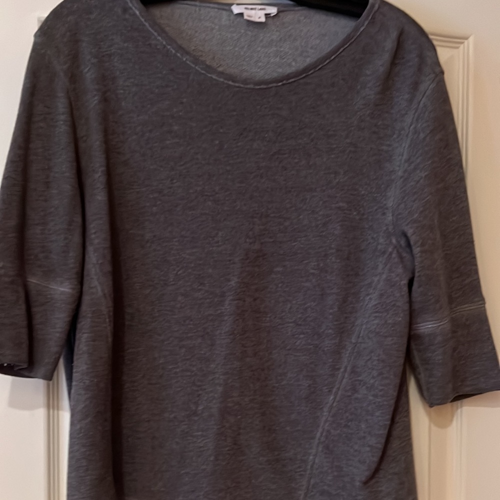 Mid length sweatshirt.  It’s Petite